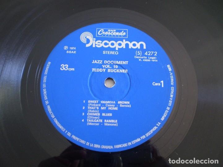 Discos de vinilo: LP. TEDDY BUCKNER. JAZZ DOCUMENT - Foto 2