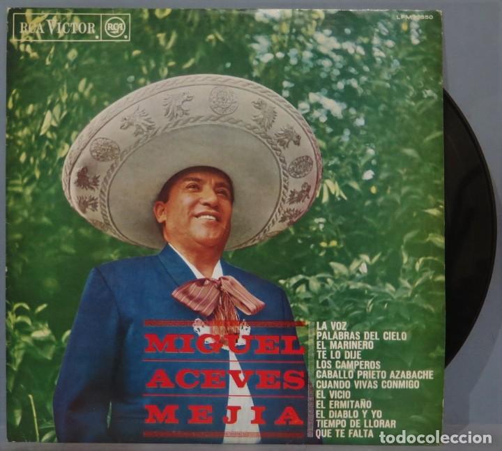 Discos de vinilo: LP. MIGUEL ACEVES MEJIA. LA VOZ - Foto 1