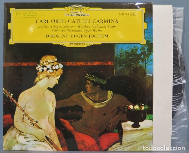 Discos de vinilo: LP. CARL ORFF. CATULLI CARMINA - Foto 1