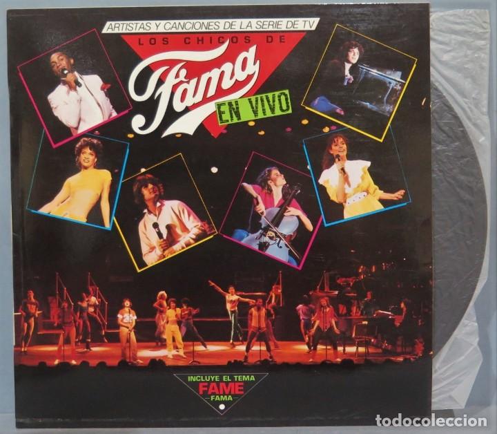 Vinyl records: LP. LOS CHICOS DE FAMA EN VIVO