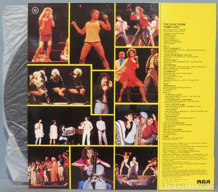 Discos de vinilo: LP. LOS CHICOS DE FAMA EN VIVO - Foto 2
