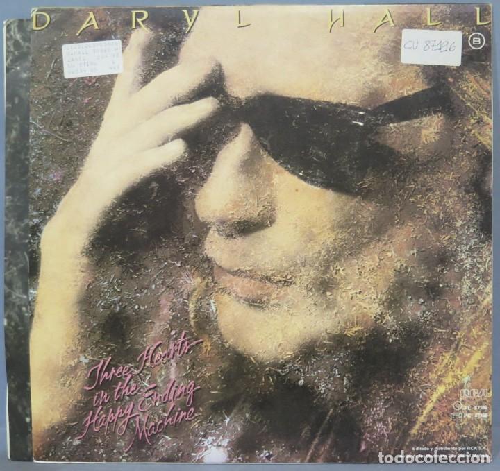 Discos de vinilo: LP. DARYL HALL. THREE HEARTS IN THE HAPPY ENDING MACHINE - Foto 2