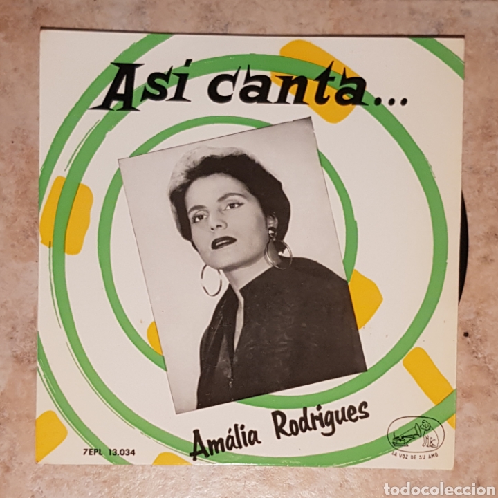 Discos de vinilo: As&iacute; canta Amalia Rodrigues 7&rdquo; E.P. - Foto 1