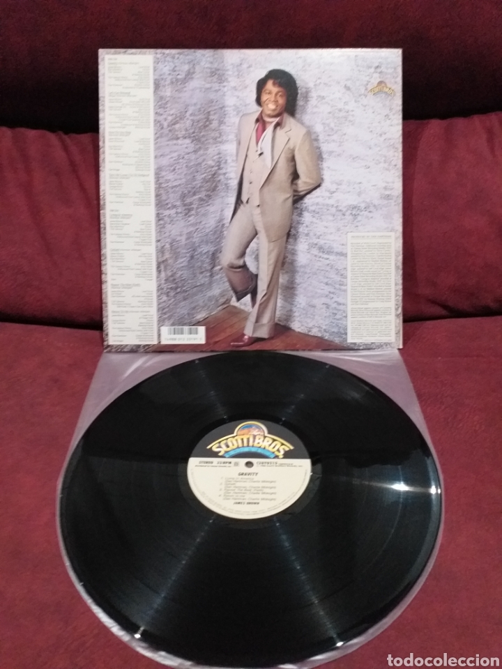 Discos de vinilo: JAMES BROWN - GRAVITY LP, EDICI&Oacute;N JAPONESA 1986 - Foto 2