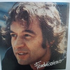 Discos de vinilo: FRED BONGUSTO- FREDDISSIMO - ITALY LP 1982 + ENCARTE - EX. ESTADO.. Lote 219372007