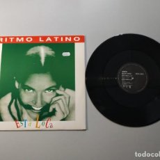 Discos de vinilo: 0920- RITMO LATINO ESTA LOCA MAXI SINGLE ITALY 1989 VIN POR VG+ DIS NM. Lote 219401540