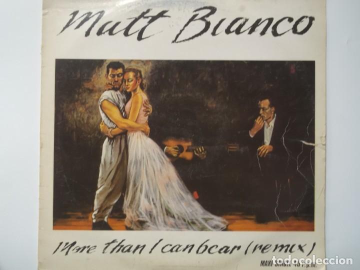 Discos de vinilo: MATT BIANCO-MORE THAN I CAN BEAR REMIX - Foto 1