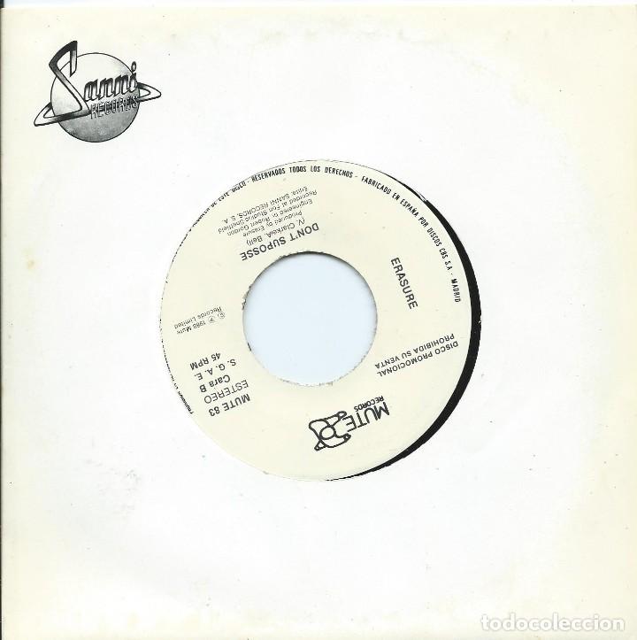 Discos de vinilo: Erasure single 45 rpm - Foto 1