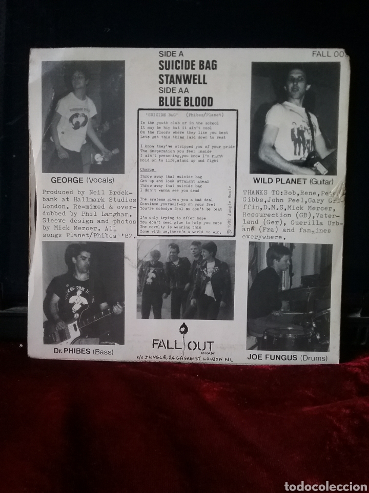 Discos de vinilo: ACTION PACT 1982 Fall- Out Records .Buen estado - Foto 2