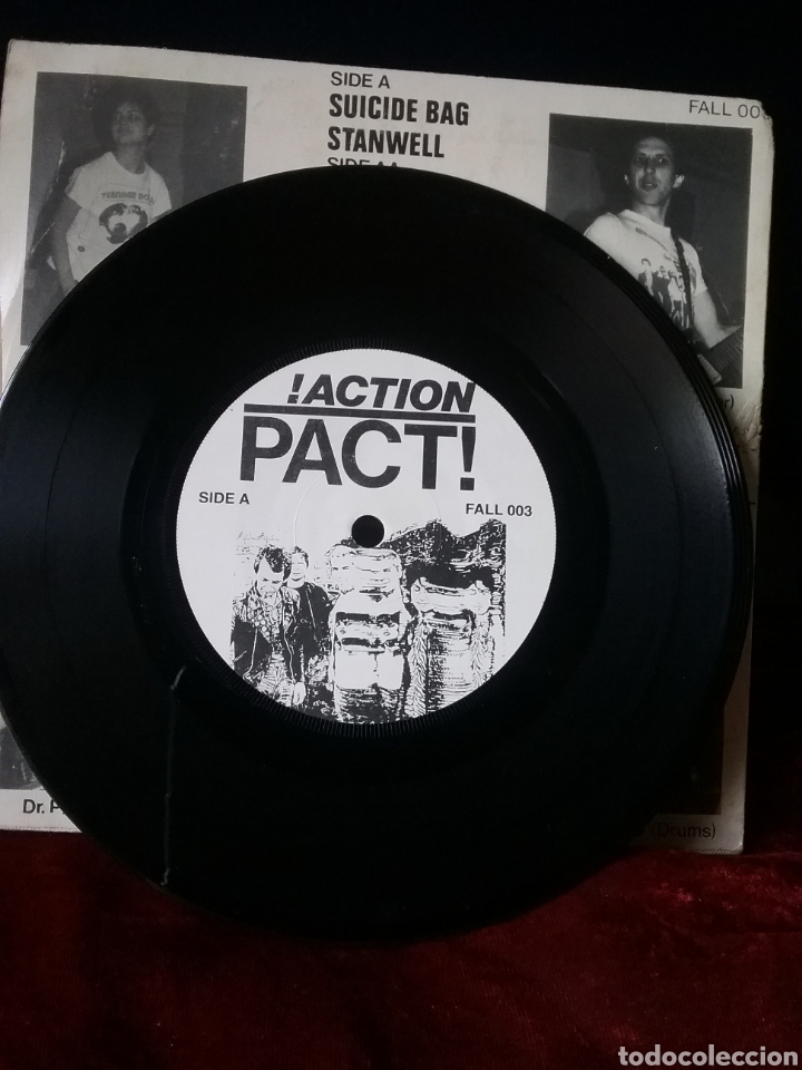 Discos de vinilo: ACTION PACT 1982 Fall- Out Records .Buen estado - Foto 3