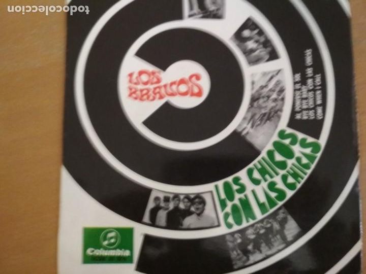 Discos de vinilo: LOS BRAVOS LOS CHICOS CON LAS CHICAS EP 1967 - Foto 1