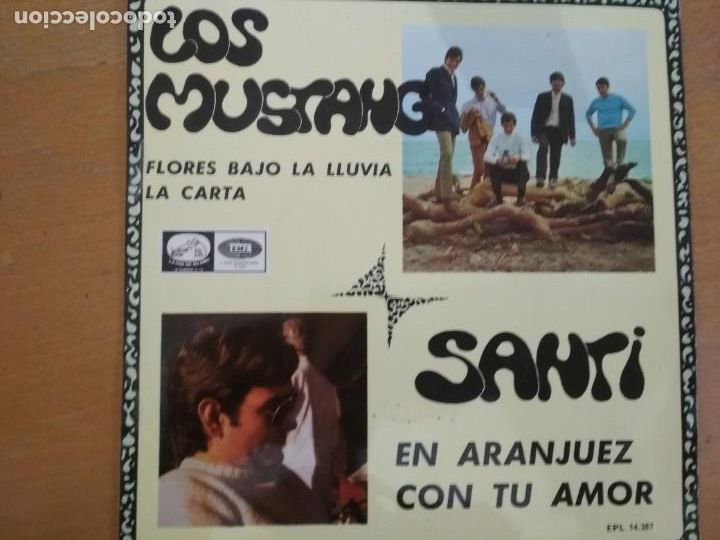 Discos de vinilo: LOS MUSTANG SANTI EP 1967 - Foto 1