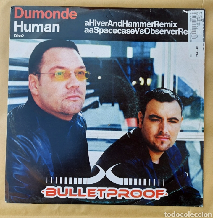 Discos de vinilo: Maxi single Dumonde human - bulletproof - Foto 1