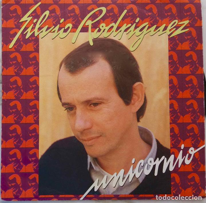 Discos de vinilo: SILVIO RODR&Iacute;GUEZ, UNICORNIO. SINGLE ESPA&Ntilde;A - Foto 1