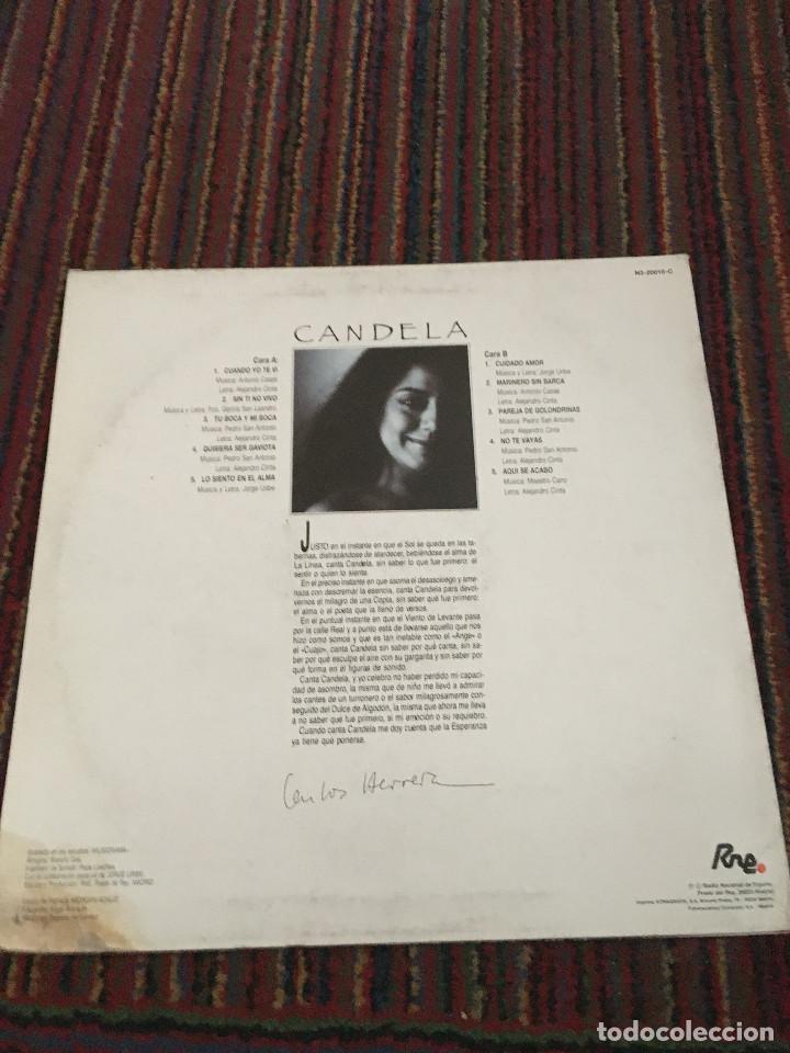 Discos de vinilo: CANDELA - SIN TI NO VIVO - Foto 2