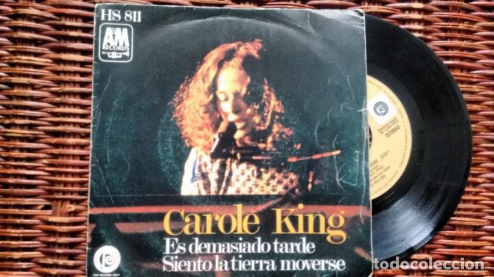Discos de vinilo: SINGLE ( VINILO) DE CAROLE KING A&Ntilde;OS 70 - Foto 1