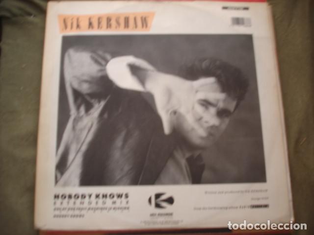 Discos de vinilo: Nik Kershaw Nobody Knows (Extended Mix) - Foto 2