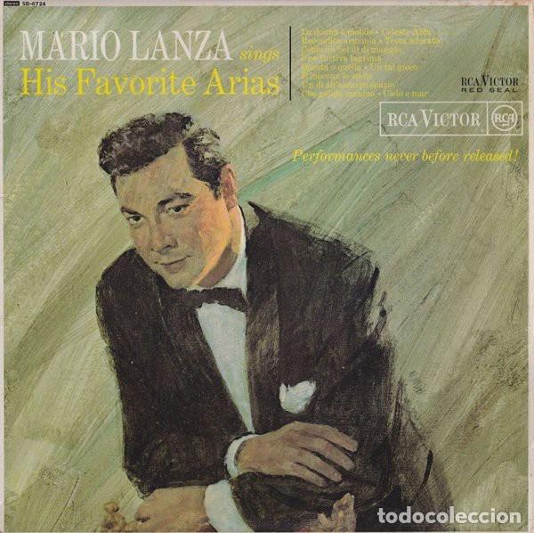 Dischi in vinile: ANTIGUO VINILO / OLD VINYL: MARIO LANZA SINGS HIS FAVOURITE ARIAS (LP 1967)