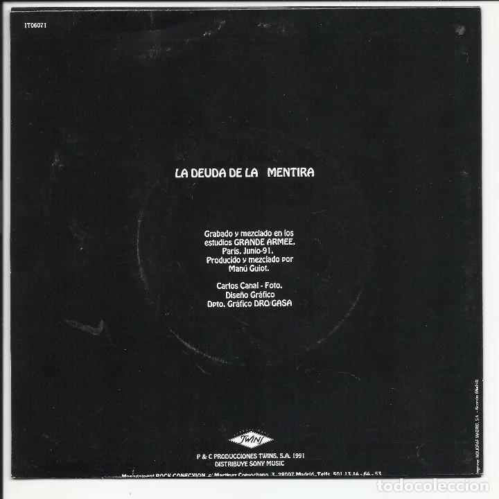 Discos de vinilo: DANZA INVISIBLE.- La deuda de la mentira TWINS 1991 - Foto 2