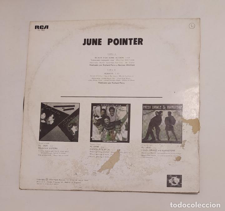 Discos de vinilo: JUNE POINTER. READY FOR SOME ACTION. SUPERSINGLE. TDKDA75 - Foto 2