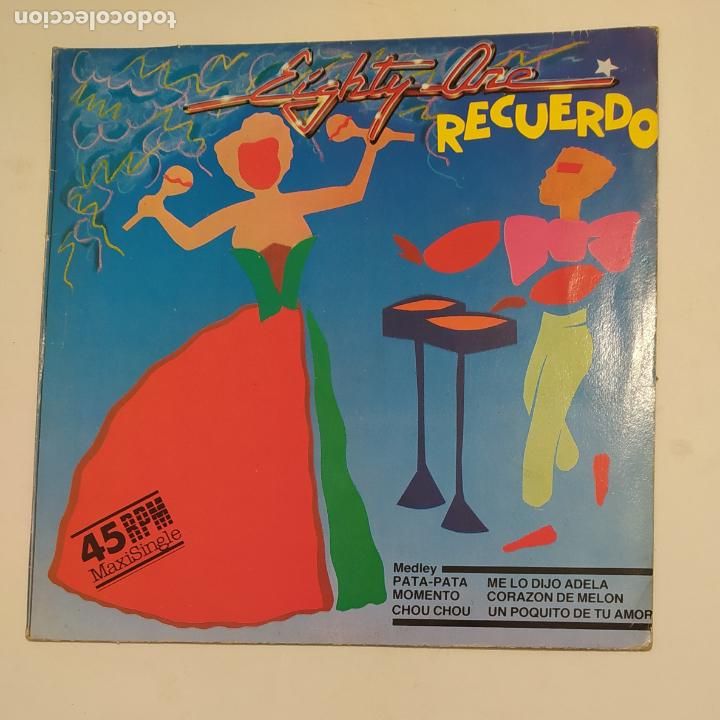 Discos de vinilo: RECUERDO. - EIGHTY ONE . MAXI-SINGLE. TDKDA76 - Foto 1