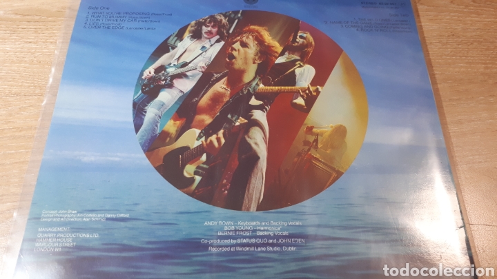 Discos de vinilo: STATUS QUO JUST SUPPOSIN - Foto 2