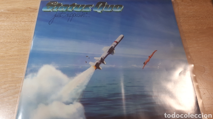 Discos de vinilo: STATUS QUO JUST SUPPOSIN - Foto 1