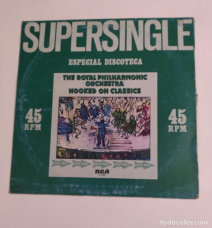 Discos de vinilo: SUPERSINGLE - ESPECIAL DISCOTECA - HOOKED ON CLASSICS. MAXI SINGLE. TDKDA76 - Foto 3