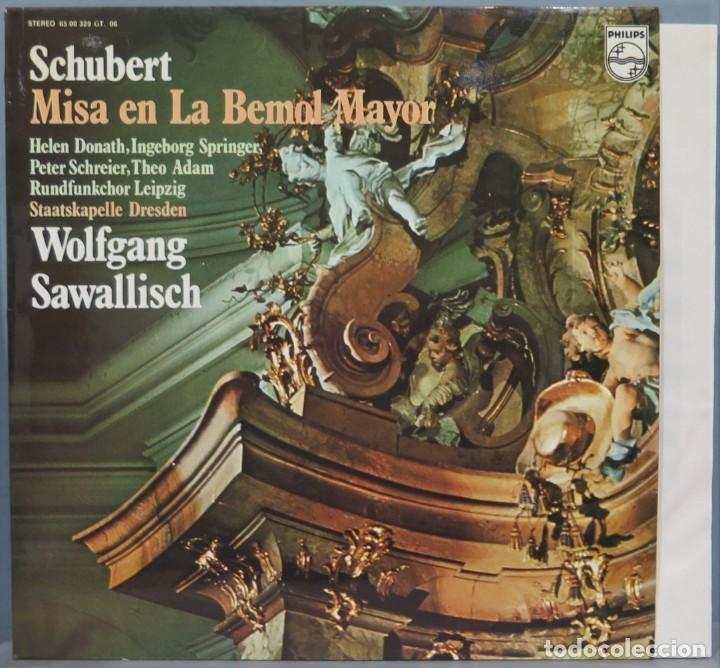 Discos de vinilo: LP. SCHUBERT. MISA EN BEMOL MAYOR - Foto 1