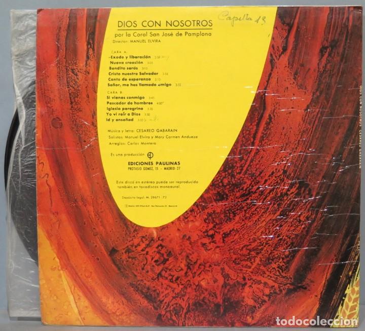 Discos de vinilo: LP. CESAREO GABARAIN. DIOS CON NOSOTROS - Foto 2