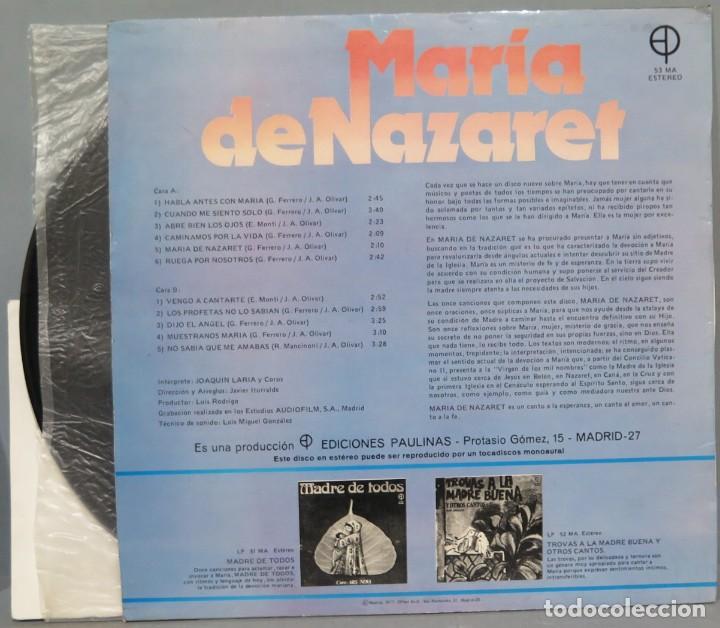 Discos de vinilo: LP. MARIA DE NAZARET - Foto 2