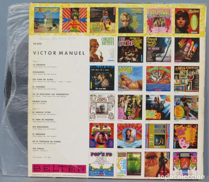 Discos de vinilo: LP. VICTOR MANUEL. EL TREN DE MADERA - Foto 2