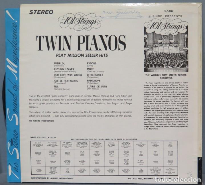 Discos de vinilo: LP. 101 STRINGS WITH TWIN PIANOS - Foto 2