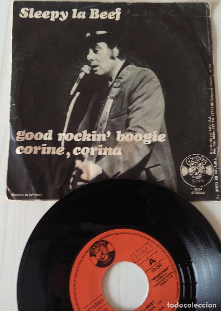 Discos de vinilo: SLEEPY LA BEEF - GOOD ROCKIN BOOGIE CHARLY - 1978 - Foto 2