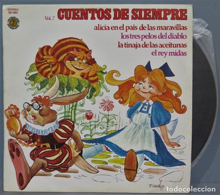 Discos de vinilo: LP. CUENTOS DE SIEMPRE. VOL. 7 - Foto 1