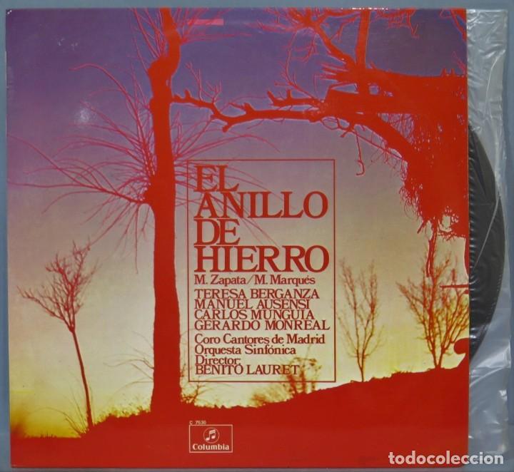 Disques de vinyle: LP. EL ANILLO DE HIERRO. M. ZAPATA