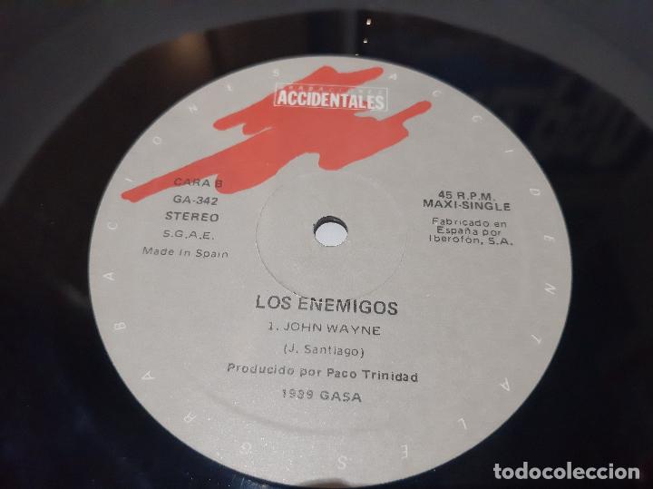 Discos de vinilo: LOS ENEMIGOS -BOQUERON- (1989) MAXI-SINGLE - Foto 9