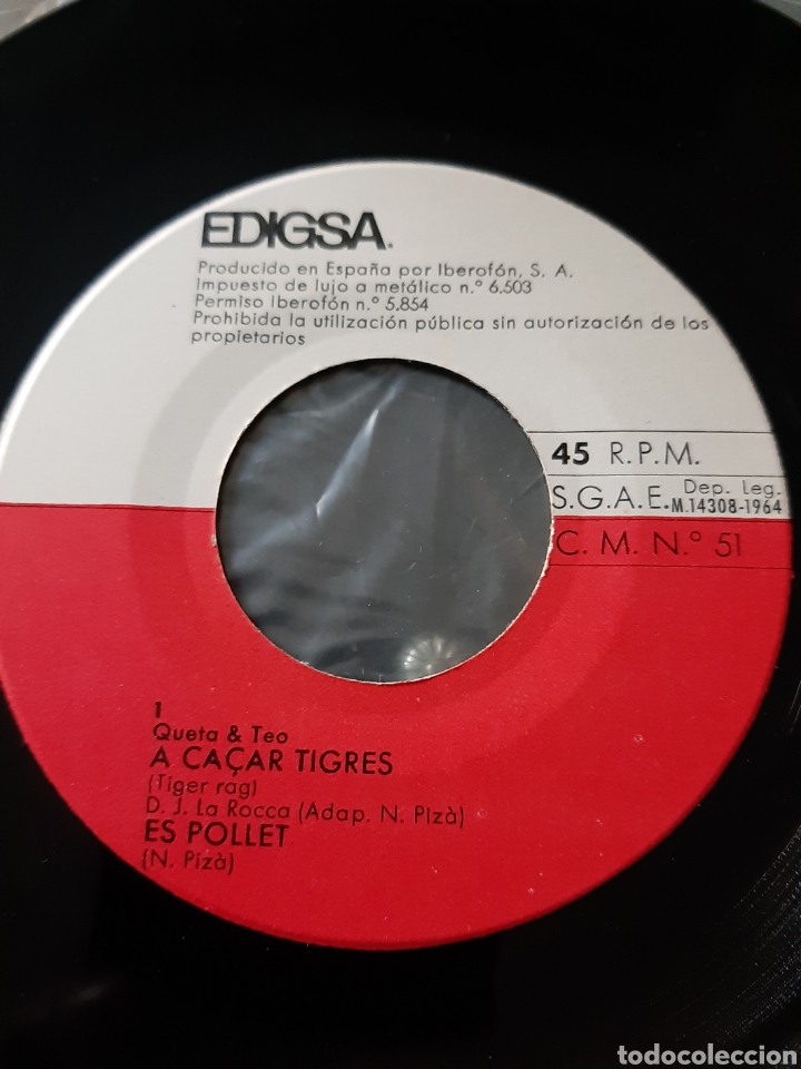 Discos de vinilo: QUETA Y TEO. EDIFSA. 1964.. Casa - Foto 3