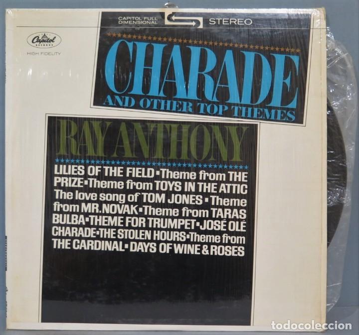 Discos de vinilo: LP. RAY ANTHONY. CHARADE AND OTHER TOP THEMES - Foto 1