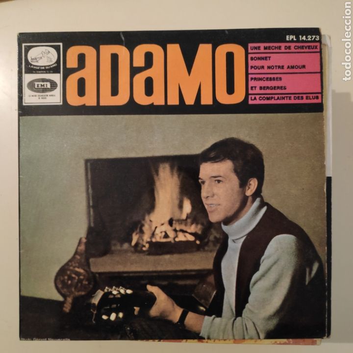 Discos de vinilo: NT ADAMO - UNE MECHE DE CHEVEUX - Foto 1