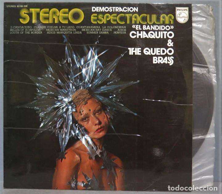 Dischi in vinile: LP. CHAQUITO & THE QUEDO BRASS, EL BANDIDO. DEMOSTRACI&Oacute;N DE EST&Eacute;REO ESPECTACULAR