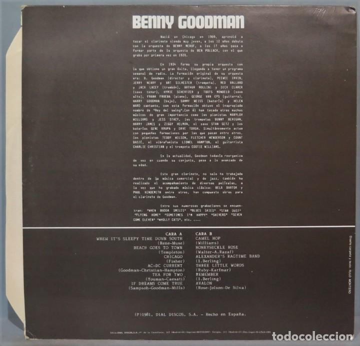 Discos de vinilo: LP. BENNY GOODMAN I ...CON SWING.. - Foto 2