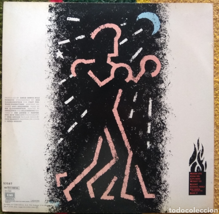 Discos de vinilo: David Bowie&nbsp;?&ndash;&nbsp;Lets Dance = Bailemos - Foto 2