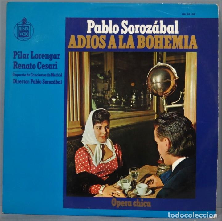 Discos de vinilo: LP. ADIOS A LA BOHEMIA. SOROZABAL - Foto 1