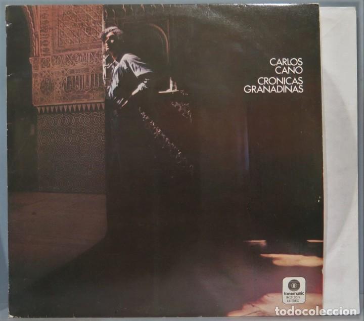 Discos de vinilo: LP. CARLOS CANO. CRONICAS GRANADINAS - Foto 1