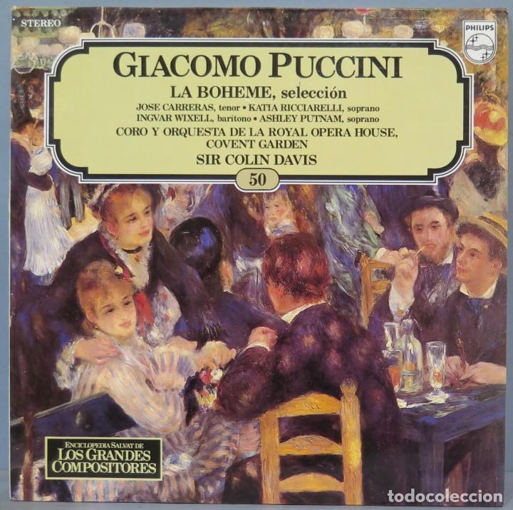 Vinyl records: LP. PUCCINI. ENCICLOPEDIA SALVAT DE LOS GRANDES COMPOSITORES. 50