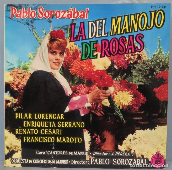 Discos de vinilo: LP. LA DEL MANOJO DE ROSAS. PABLO SOROZABAL - Foto 1