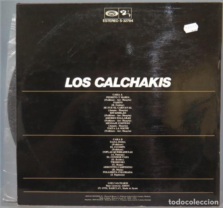 Discos de vinilo: LP. LOS CALCHAKIS. LA CORDILLERA DE LOS ANDES - Foto 2