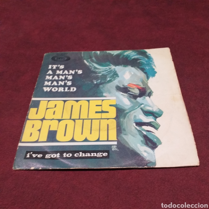 Discos de vinilo: JAMES BROWN - ITS A MANS MANS WORLD, SINGLE 7&rdquo; - Foto 1