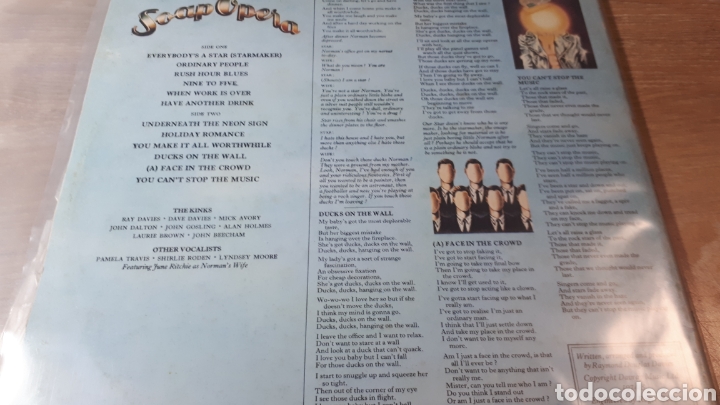 Discos de vinilo: THE KINKS SOAP OPERA - Foto 2